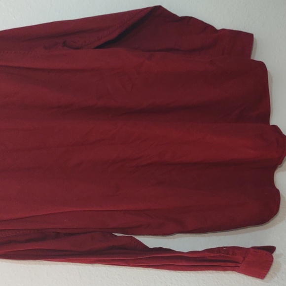 PRE OWNED WRANGLER PREMIUM QUALITY COMFORT FLEX SIZE L TALL COLOR BURGUNDY - Picture 10 of 10